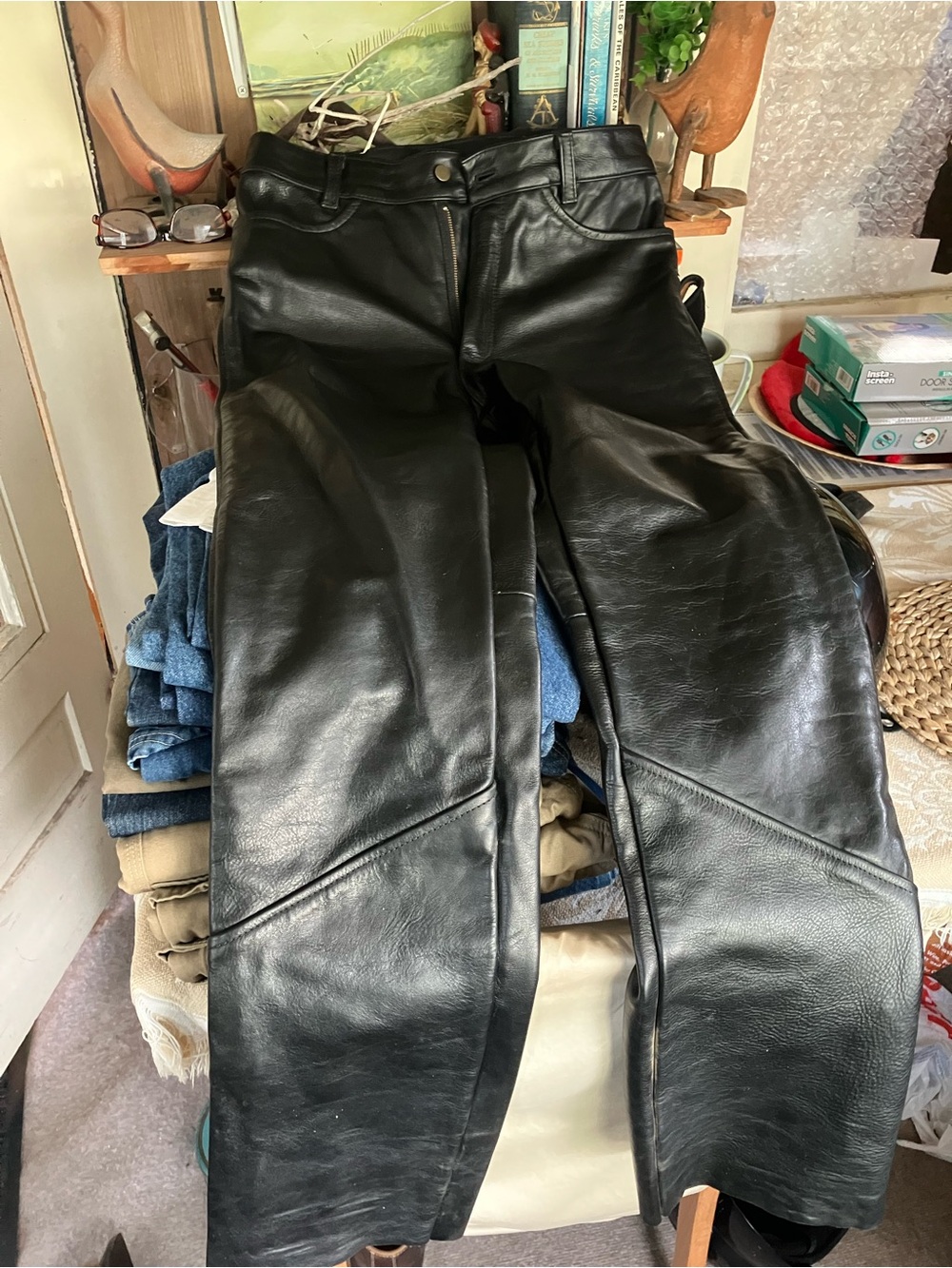 VANSON HARDCORE LEATHER PANTS